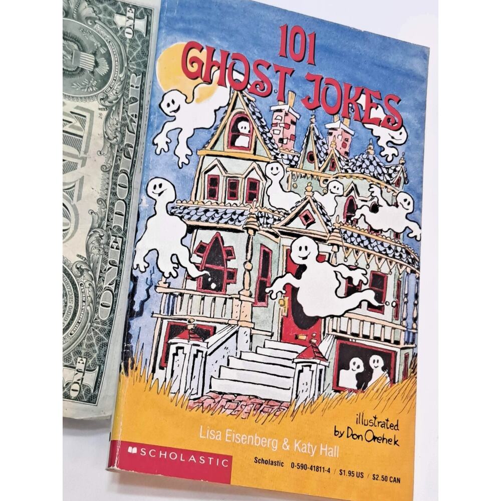 101 Ghost Jokes by Lisa Eisenberg & Katy Hall (1988 Scholastic MMPB)